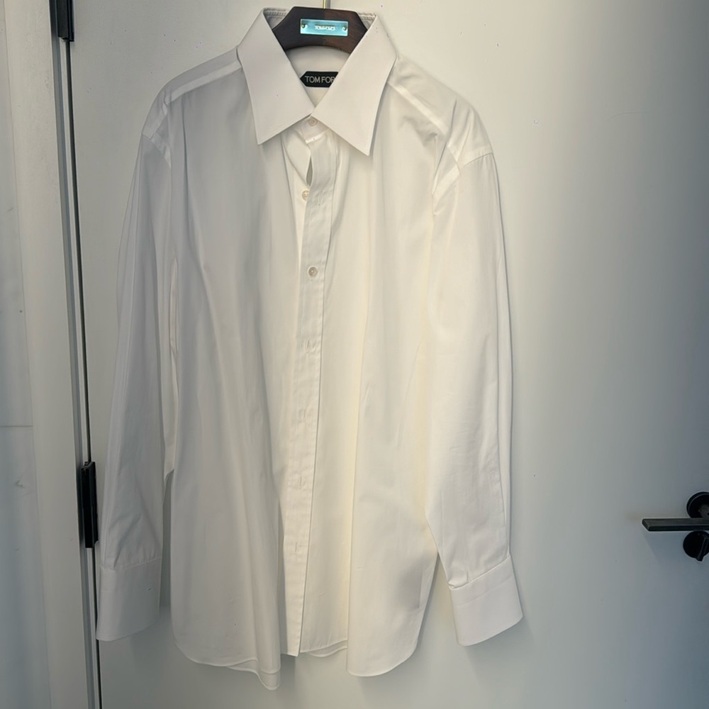 NWOT Tom Ford white dress shirt 100% cotton
